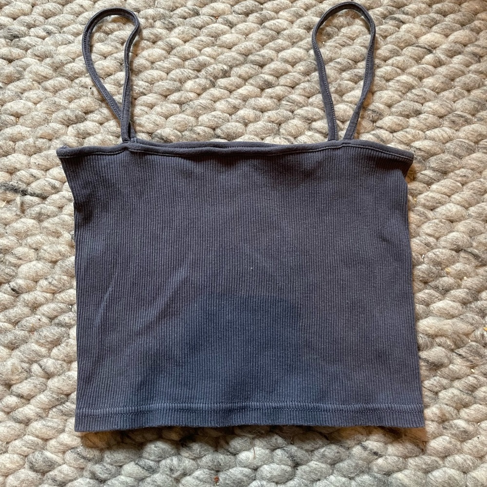 John Galt Light Blue Faye Tank Top